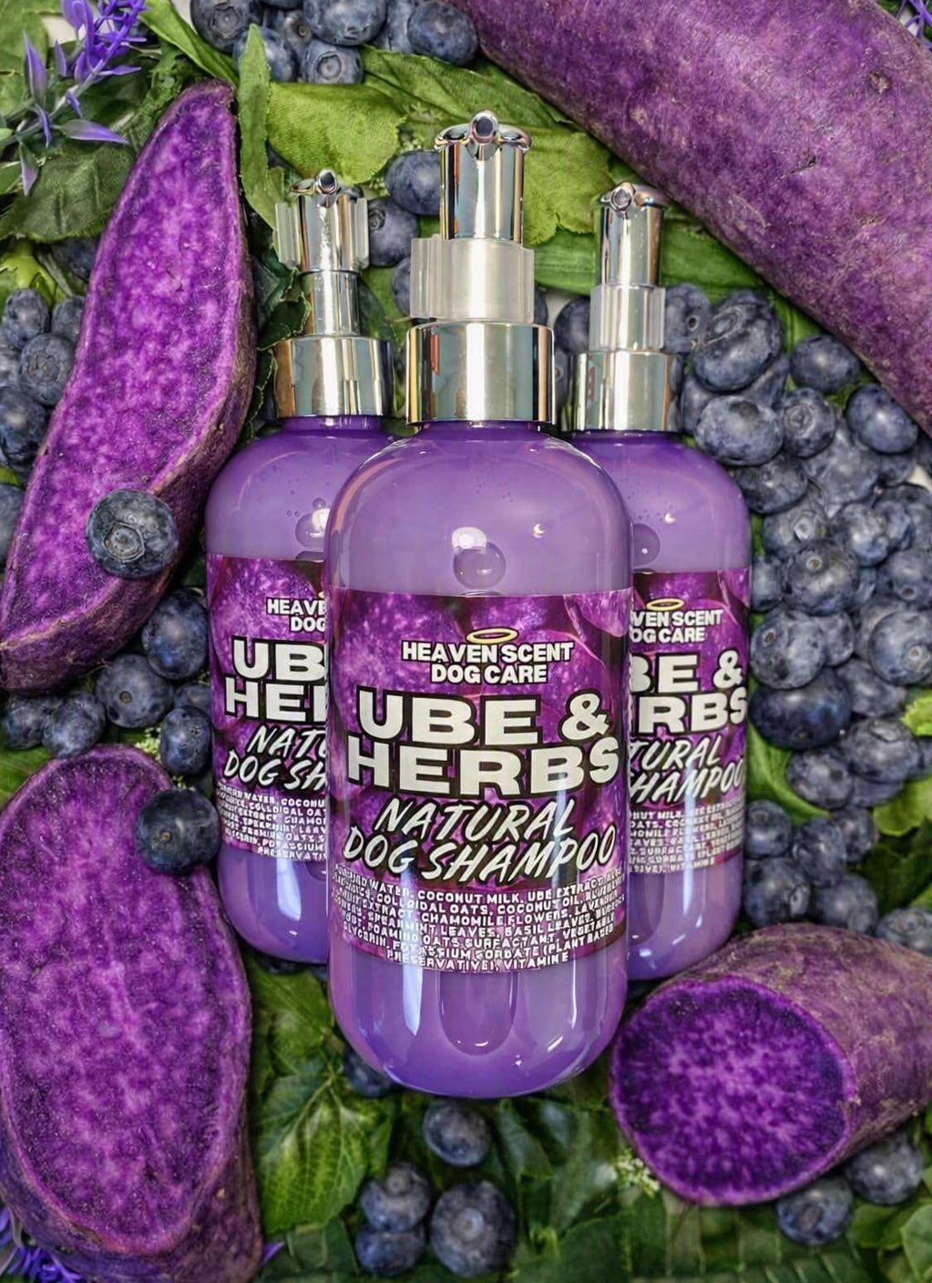 Ube & Herbs Natural Dog Shampoo
