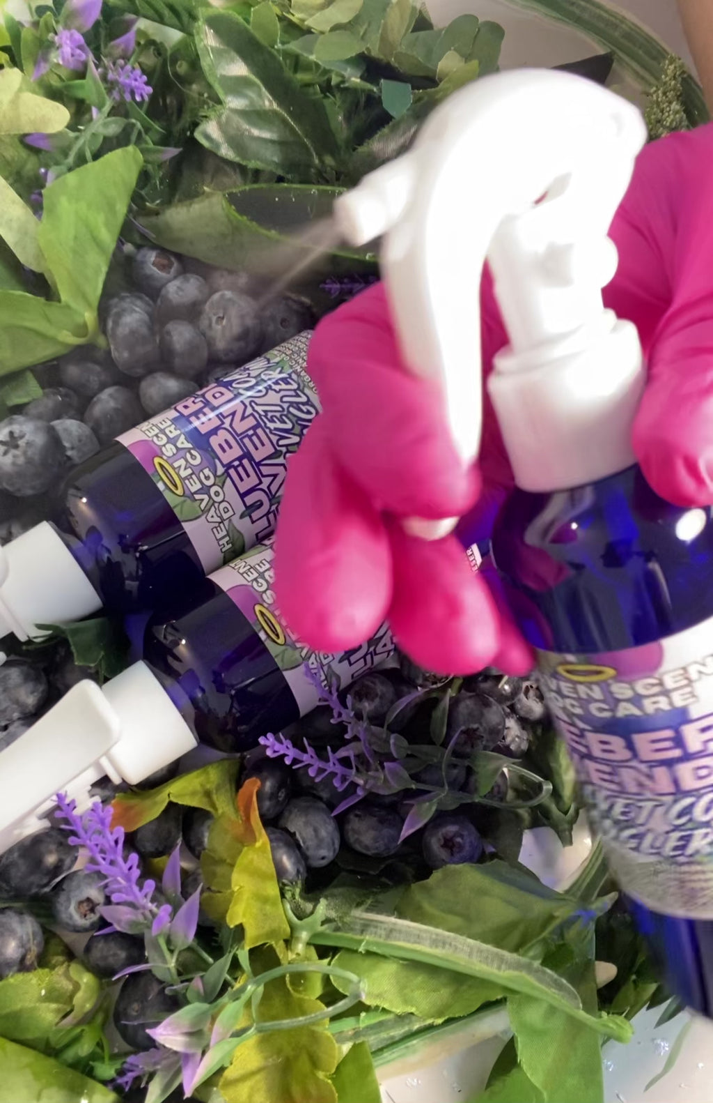 Blueberry Lavender Velvet Coat Detangler Conditioning Mist