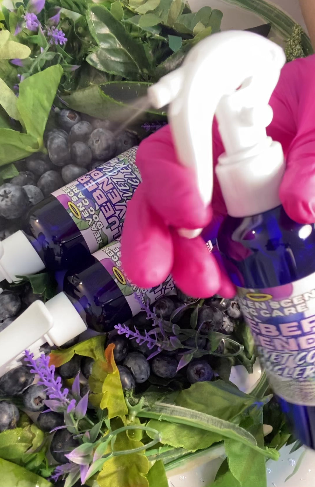 Blueberry Lavender Velvet Coat Detangler Conditioning Mist